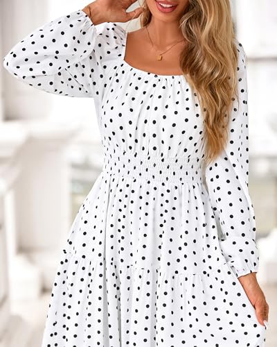 50% Off BTFBM Women's Boho Floral Long Sleeve Maxi Dress - Image 6