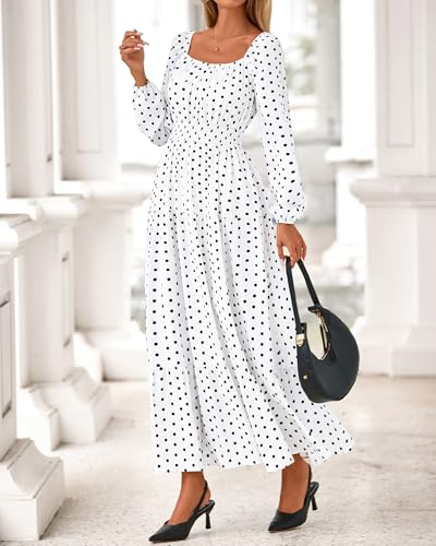 50% Off BTFBM Women's Boho Floral Long Sleeve Maxi Dress - Image 7