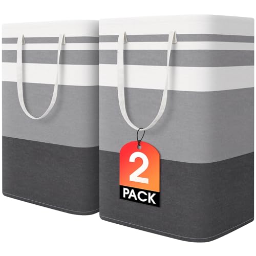 40% Off HomeHacks Large Waterproof Laundry Baskets (2-Pack) - Image 1