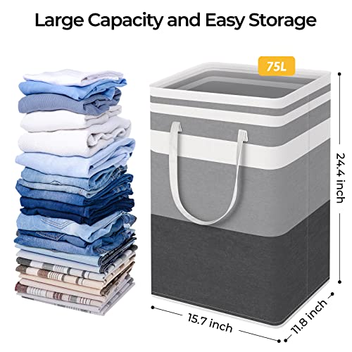 40% Off HomeHacks Large Waterproof Laundry Baskets (2-Pack) - Image 4