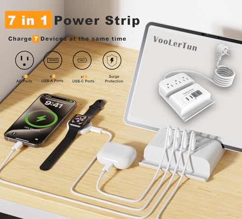26% Off VooLerTun Surge Protector with 4 USB Ports - Image 3
