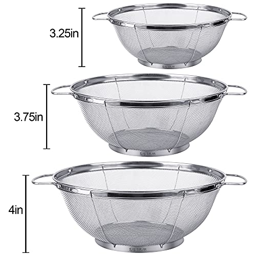 50% Off Tiawudi 3-Pack Stainless Steel Colanders - Image 6