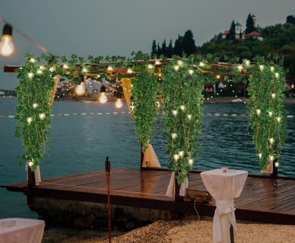 55% Off RECUTMS 86ft Ivy Vines with LED Lights - Image 4
