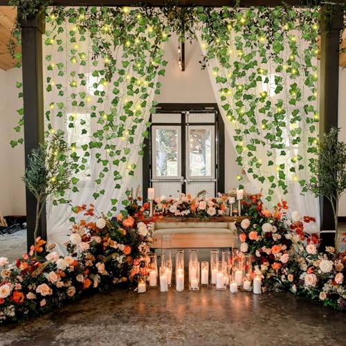55% Off RECUTMS 86ft Ivy Vines with LED Lights - Image 5