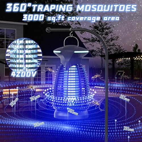 50% Off Powerful 4200V Outdoor Bug Zapper with Code KOQ9LBHR - Image 5