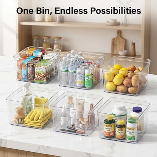 Save 49% on 8-Pack Clear Storage Bins with Code - Image 2