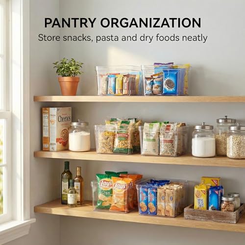 Save 49% on 8-Pack Clear Storage Bins with Code - Image 4