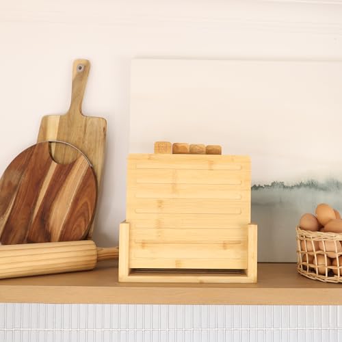 30% Off Bamboo Cutting Board Set with Scissors - Image 7