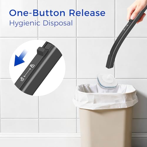 50% Off EZKEY Disposable Toilet Brush with 14 Refills - Image 7
