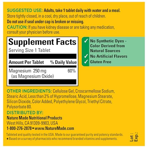 Save 27% on Nature Made Magnesium 100-Day Supply - Image 6