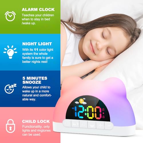 33% Off Azyh Kids Alarm Clock with Sleep Trainer - Image 4