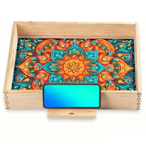 50% Off EWJRNSF Diamond Painting Wooden Tray Craft Kit - Image 1