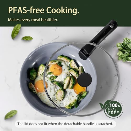 50% Off CAROTE 19-Piece Ceramic Cookware Set - Image 3