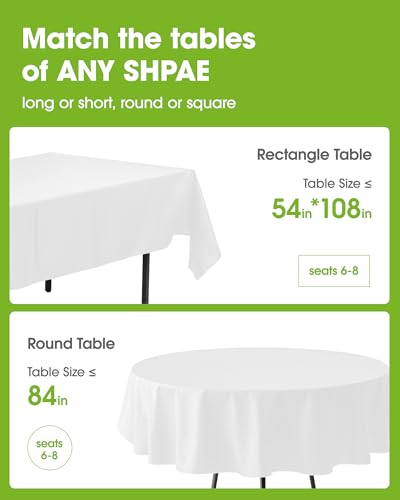 30% Off Pureegg 6-Pack Disposable Tablecloths - Image 2