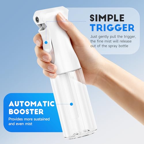 50% Off 3-Pack Fine Mist Spray Bottles for Hair & Plants - Image 4