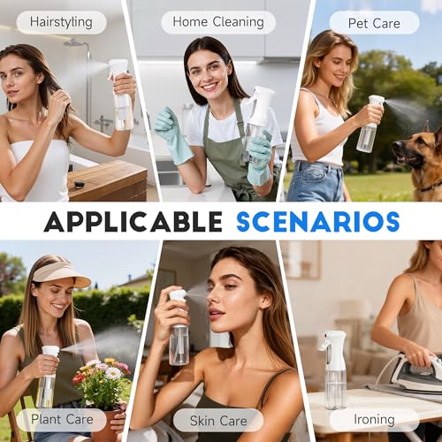 50% Off 3-Pack Fine Mist Spray Bottles for Hair & Plants - Image 7