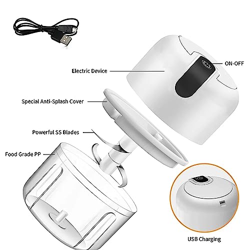 55% Off Portable USB Electric Garlic Chopper & Food Processor - Image 2