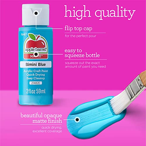 Apple Barrel Acrylic Paint in Berry Red 2 oz - Under $1 - Image 5