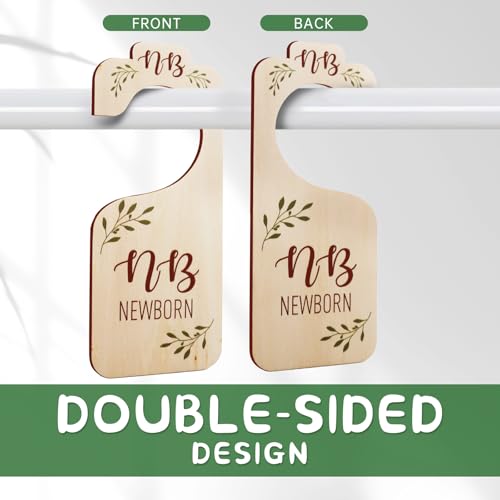 50% Off Wooden Baby Closet Dividers - Set of 8 Organizers - Image 3