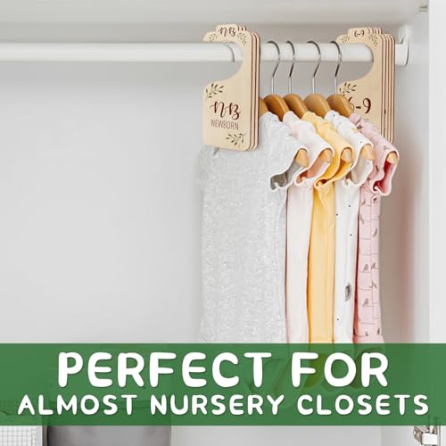 50% Off Wooden Baby Closet Dividers - Set of 8 Organizers - Image 6