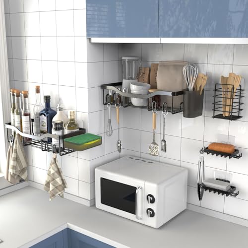 62% Off NESOMI 7-Pack Shower Caddy Organizer with Adhesive - Image 6