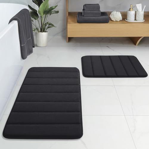 50% Off BYSURE Memory Foam Bathroom Rug Set 2-Piece - Image 1