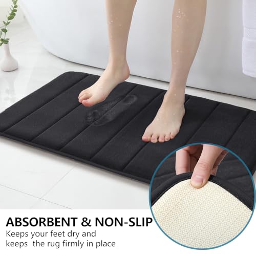 50% Off BYSURE Memory Foam Bathroom Rug Set 2-Piece - Image 4