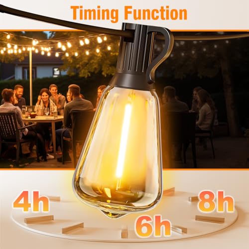 50% Off 100FT Solar String Lights with Remote & Timer - Image 5
