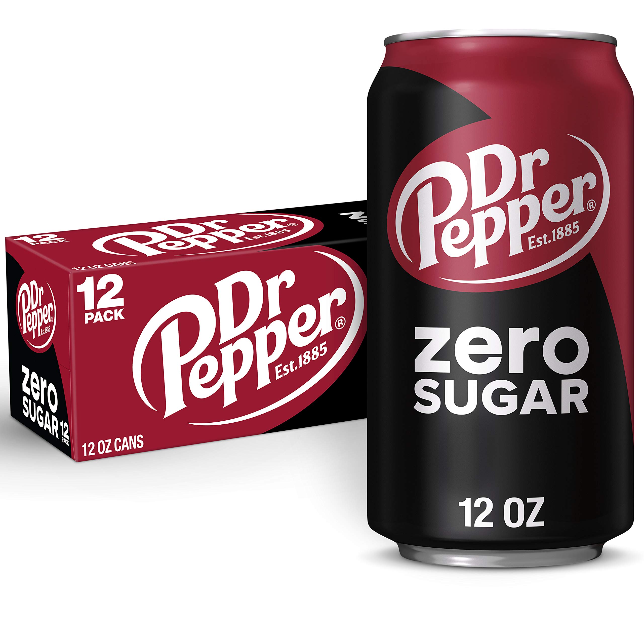 Dr Pepper Zero Sugar 12-Pack with 5% Savings - Image 1