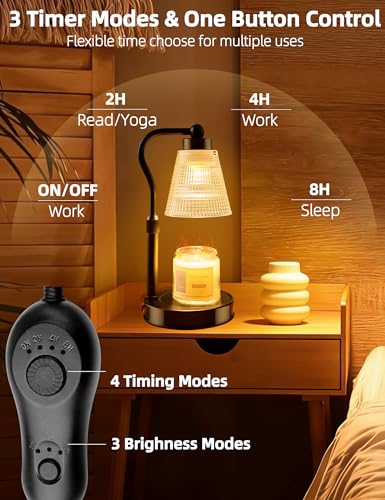 40% Off Safe Candle Warmer Lamp with Timer - Image 5