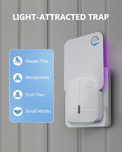 46% Off Mosiller Plug-in UV Insect Trap with 5 Glue Cards - Image 3