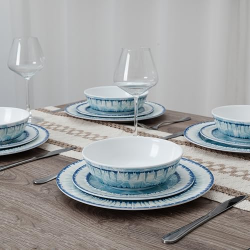 50% Off 12-Piece Melamine Dinnerware Set for 4 - Image 6