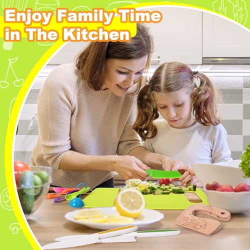 50% Off 46-Piece Montessori Kids Knife & Cooking Set - Image 5