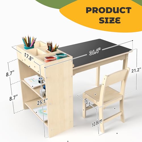 47% Off Kids Art Table & Chair Set – Code AOTEO935 - Image 3