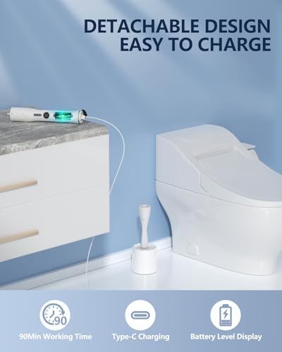 50% Off Leebein Electric Toilet Brush Cleaning Kit - Image 5