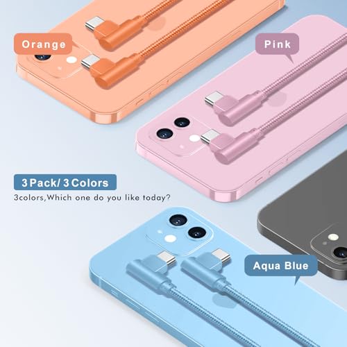 60% Off APFEN 3-Pack 10ft USB C Cables - Image 3