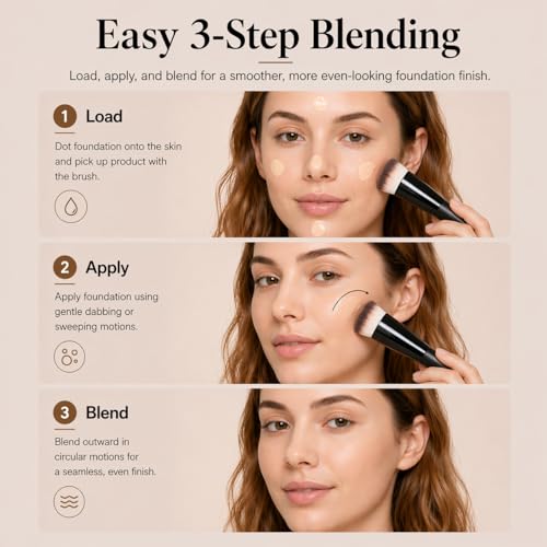 40% Off JoMay Flat Top Kabuki Foundation Brush - Image 7