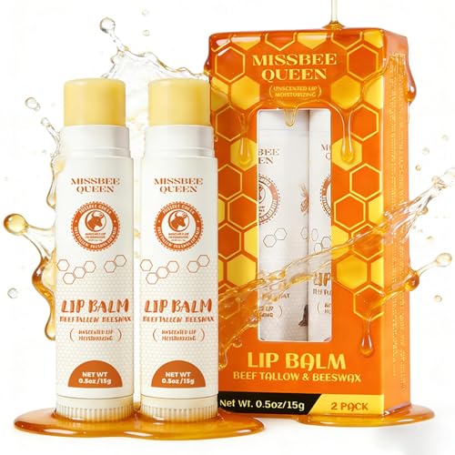 50% Off Beef Tallow Lip Balm - Hydrating Dual-Layer Formula - Image 1