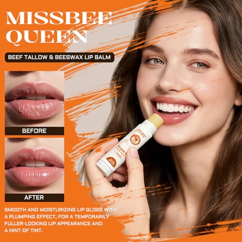50% Off Beef Tallow Lip Balm - Hydrating Dual-Layer Formula - Image 2