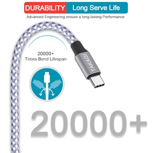 Save 43% on TAKAGI USB-C Fast Charging Cable 3-Pack - Image 3