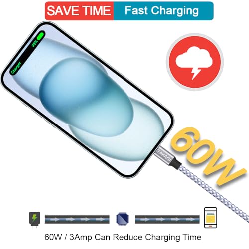 Save 43% on TAKAGI USB-C Fast Charging Cable 3-Pack - Image 4