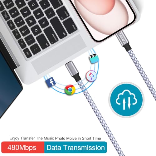 Save 43% on TAKAGI USB-C Fast Charging Cable 3-Pack - Image 5