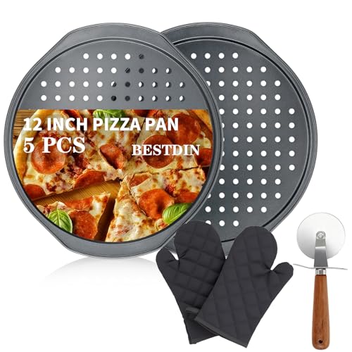40% Off Bestdin 5-Piece Pizza Pan Set with Code 2FT4X75E - Image 1