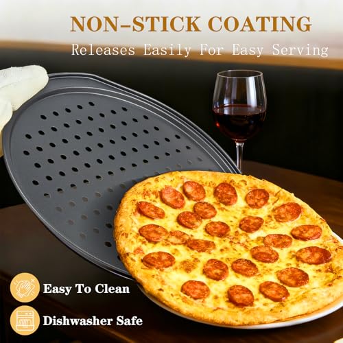 40% Off Bestdin 5-Piece Pizza Pan Set with Code 2FT4X75E - Image 5