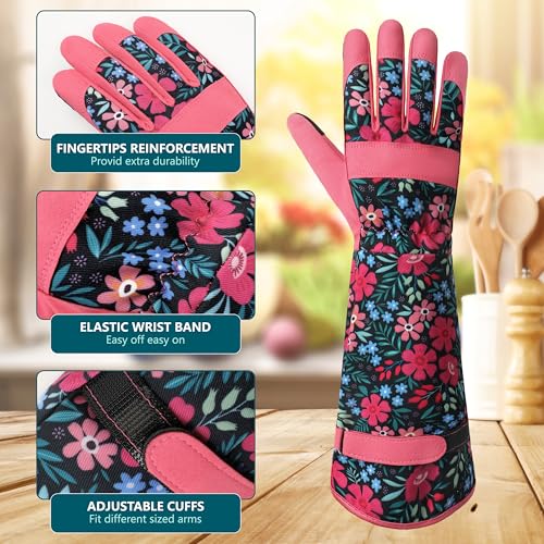 50% Off Ymomode Floral Gardening Gloves for Women - Image 4