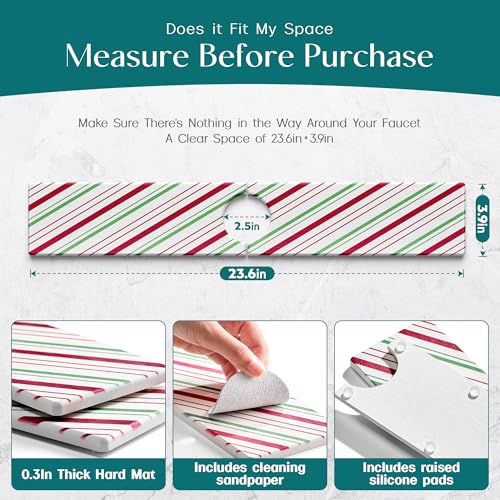 50% Off Stone Faucet Mat for Kitchen Sink Splash Guard - Image 5