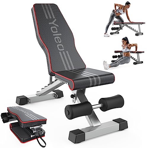 Save 18% on YOLEO Adjustable Weight Bench for Home Gym - Image 1