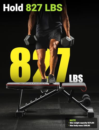 Save 18% on YOLEO Adjustable Weight Bench for Home Gym - Image 2