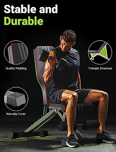 Save 18% on YOLEO Adjustable Weight Bench for Home Gym - Image 4