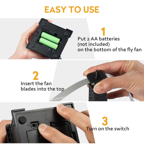 50% Off STUHAND Fly Repellent Fan 4-Pack - Use Code G44BK6ZW - Image 4